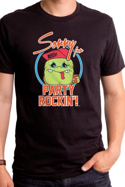 SORRY FOR PARTY ROCKING MONSTER MEN’S T-SHIRT