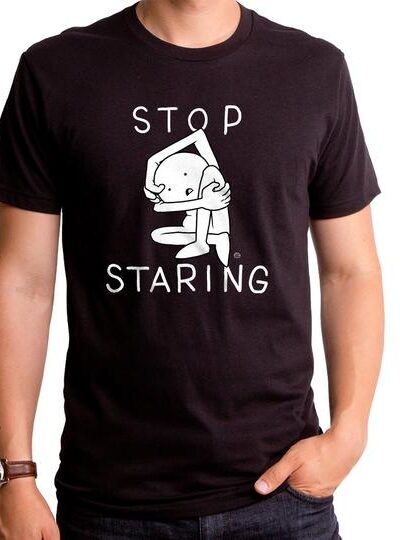STOP STARING MEN’S T-SHIRT