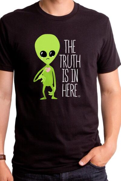 THE TRUTH IS IN HERE MEN’S T-SHIRT