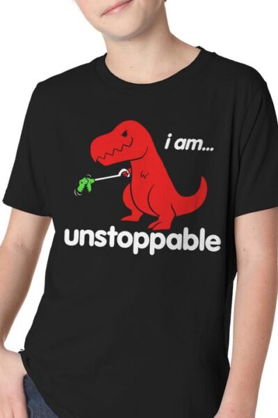 UNSTOPPABLE DINO YOUTH T-SHIRT