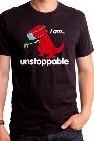 UNSTOPPABLE MASK PROTECT YOURSELF MEN’S T-SHIRT