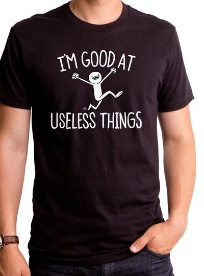 USELESS THINGS MEN’S T-SHIRT