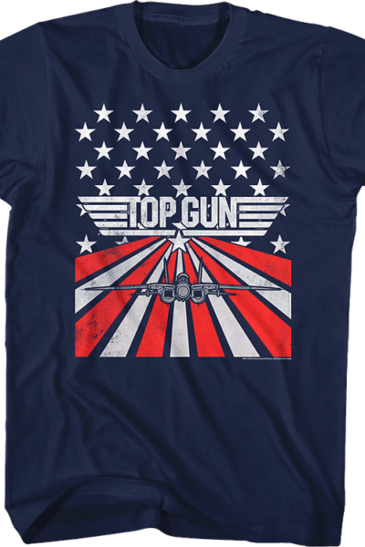 American Flag Top Gun