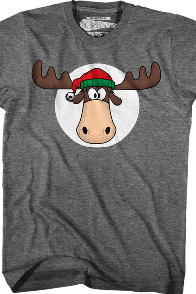 Moose Head With Santa Claus Hat Christmas Vacation