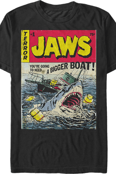 Comic Book Cover Jaws
