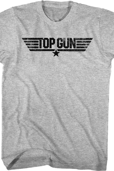 Distressed Top Gun Logo