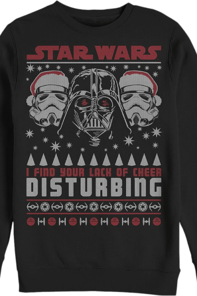 Faux Ugly Lack of Cheer Star Wars Christmas Sweater