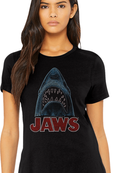 Womens Bedazzled Jaws