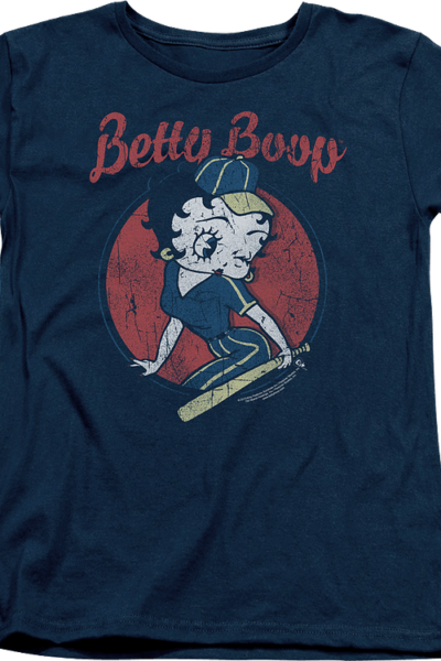 Womens Baseball Betty Boop