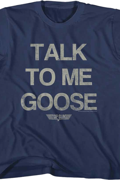 Youth Distressed Talk To Me Goose Top Gun