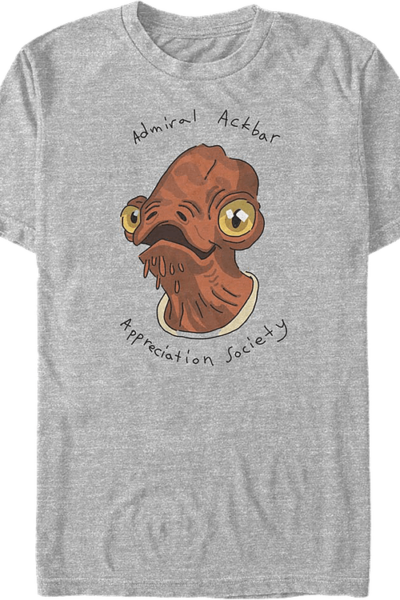 Admiral Ackbar Appreciation Day Star Wars T-Shirt