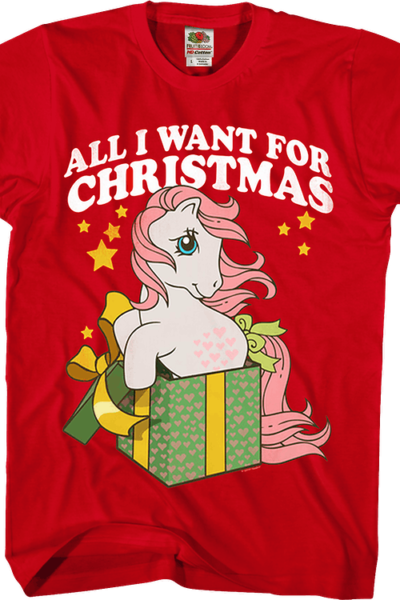 All I Want For Christmas My Little Pony T-Shirt