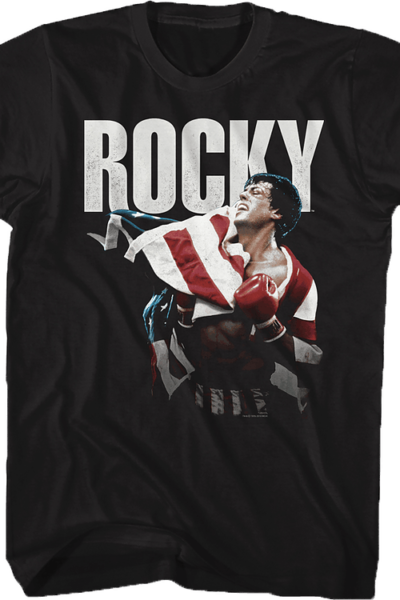 American Flag Rocky T-Shirt