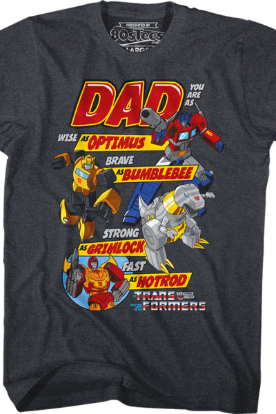 Autobots Father’s Day Transformers Shirt