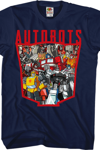 Autobots Logo Collage Transformers T-Shirt