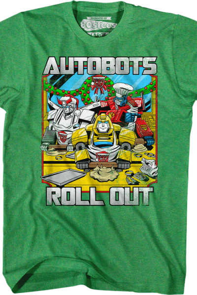 Autobots Roll Out Transformers Christmas T-Shirt