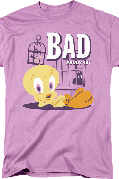Bad Puddy Tat Looney Tunes T-Shirt