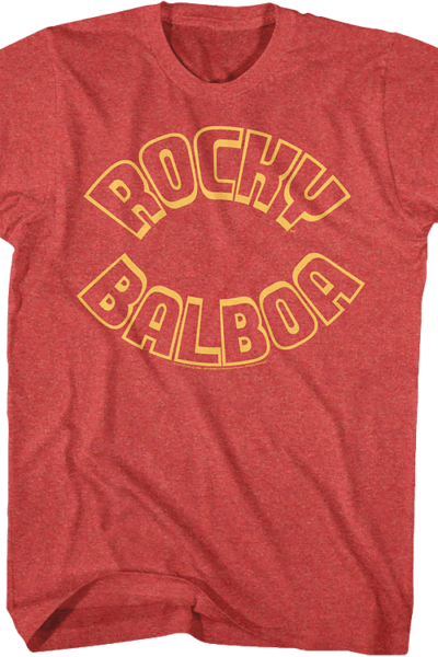 Block Letters Rocky Balboa T-Shirt