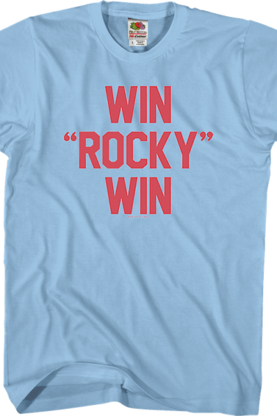 Blue Win Rocky Win T-Shirt