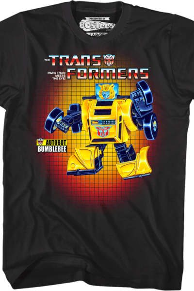 Box Art Bumblebee Transformers T-Shirt
