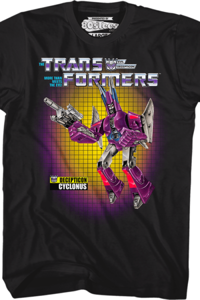 Box Art Cyclonus Transformers T-Shirt