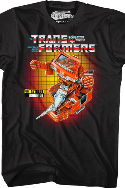 Box Art Ironhide Transformers T-Shirt