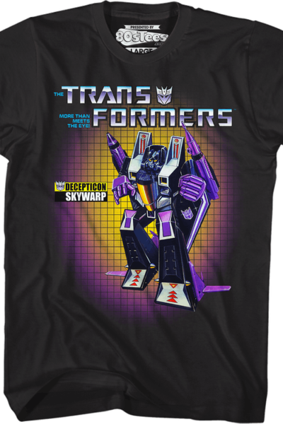 Box Art Skywarp Transformers T-Shirt