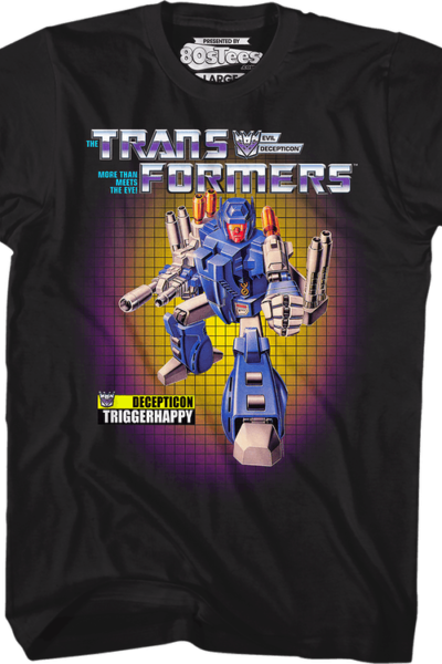 Box Art Triggerhappy Transformers T-Shirt
