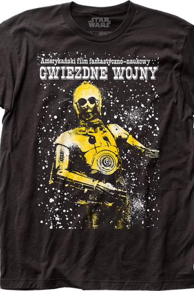C-3PO Polish Poster Star Wars T-Shirt