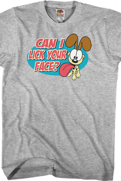 Can I Lick Your Face Garfield T-Shirt