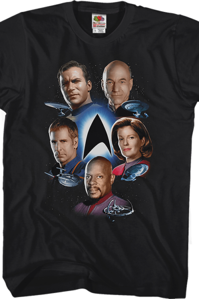 Captains Star Trek T-Shirt