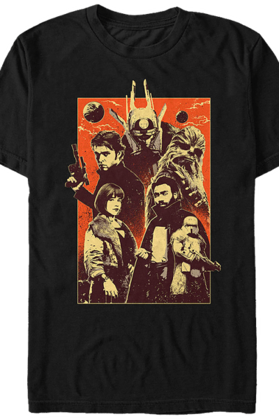Cast Collage Solo Star Wars T-Shirt