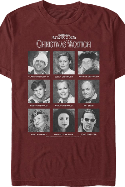 Cast Photos National Lampoon’s Christmas Vacation T-Shirt