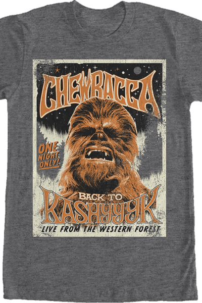 Chewbacca Back To Kashyyyk Star Wars T-Shirt
