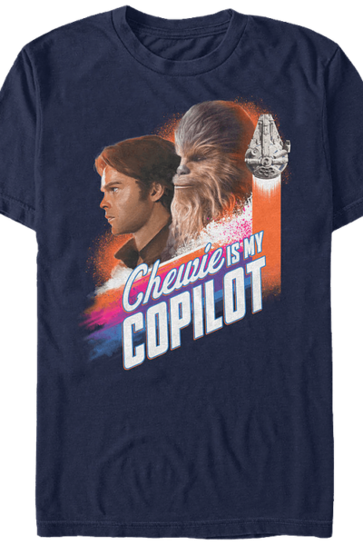 Chewie Is My Copilot Solo Star Wars T-Shirt