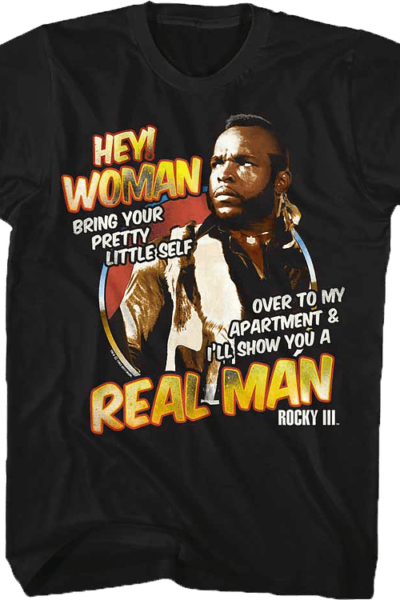Clubber Hey Woman Rocky T-Shirt