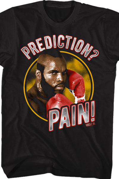 Clubber Lang Prediction Pain Rocky T-Shirt