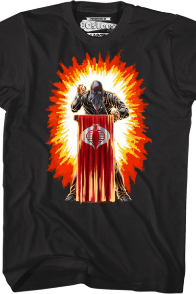Cobra Commander Box Art GI Joe T-Shirt