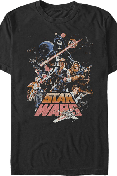 Collage Poster Star Wars T-Shirt