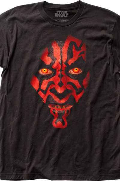 Darth Maul Face Paint Star Wars T-Shirt