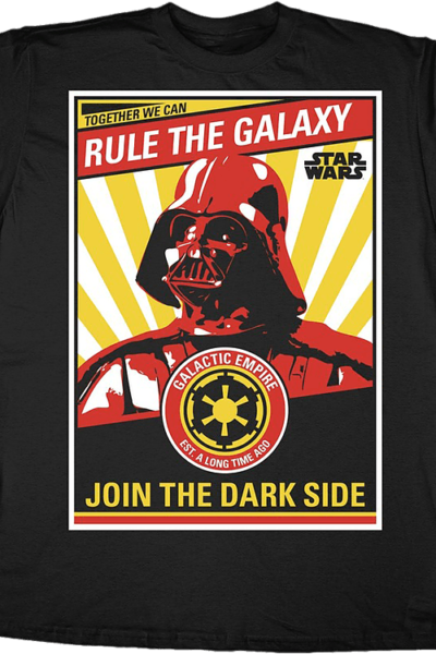 Darth Vader Rule the Galaxy Star Wars T-Shirt
