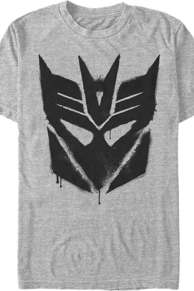 Decepticon Graffiti Logo Transformers T-Shirt