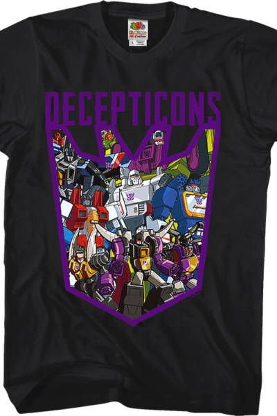 Decepticons Collage Transformers T-Shirt