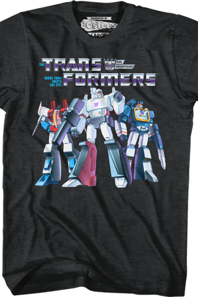 Decepticons Triple Threat Transformers T-Shirt
