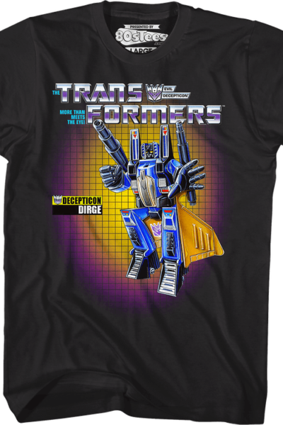 Dirge Box Art Transformers T-Shirt
