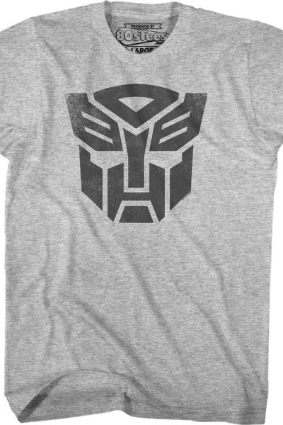 Distressed Autobots Logo Transformers T-Shirt