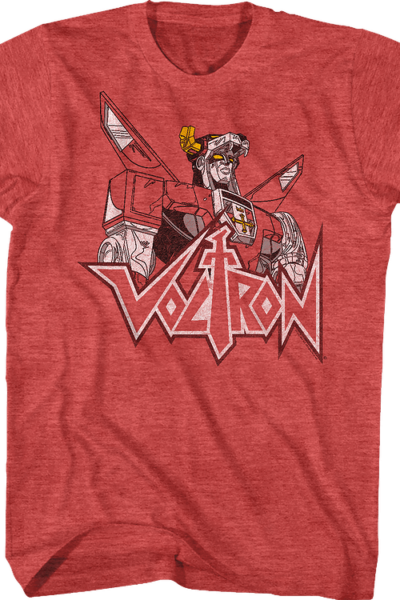 Distressed Defender of the Universe Voltron T-Shirt