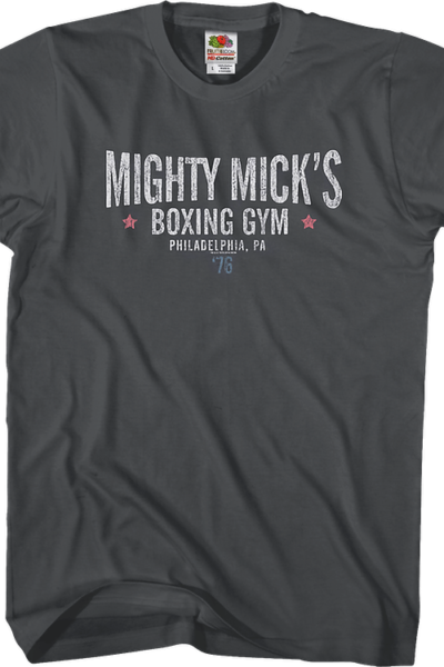 Distressed Mighty Mick’s Boxing Gym Rocky T-Shirt