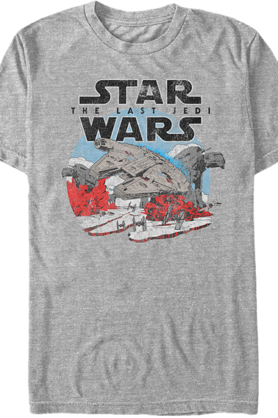 Distressed Star Wars Last Jedi T-Shirt