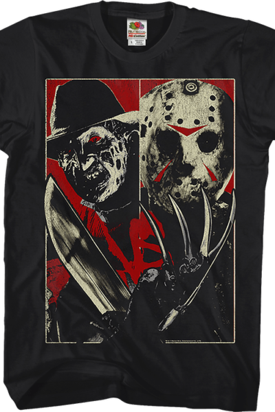 Evil Battles Evil Freddy vs. Jason T-Shirt